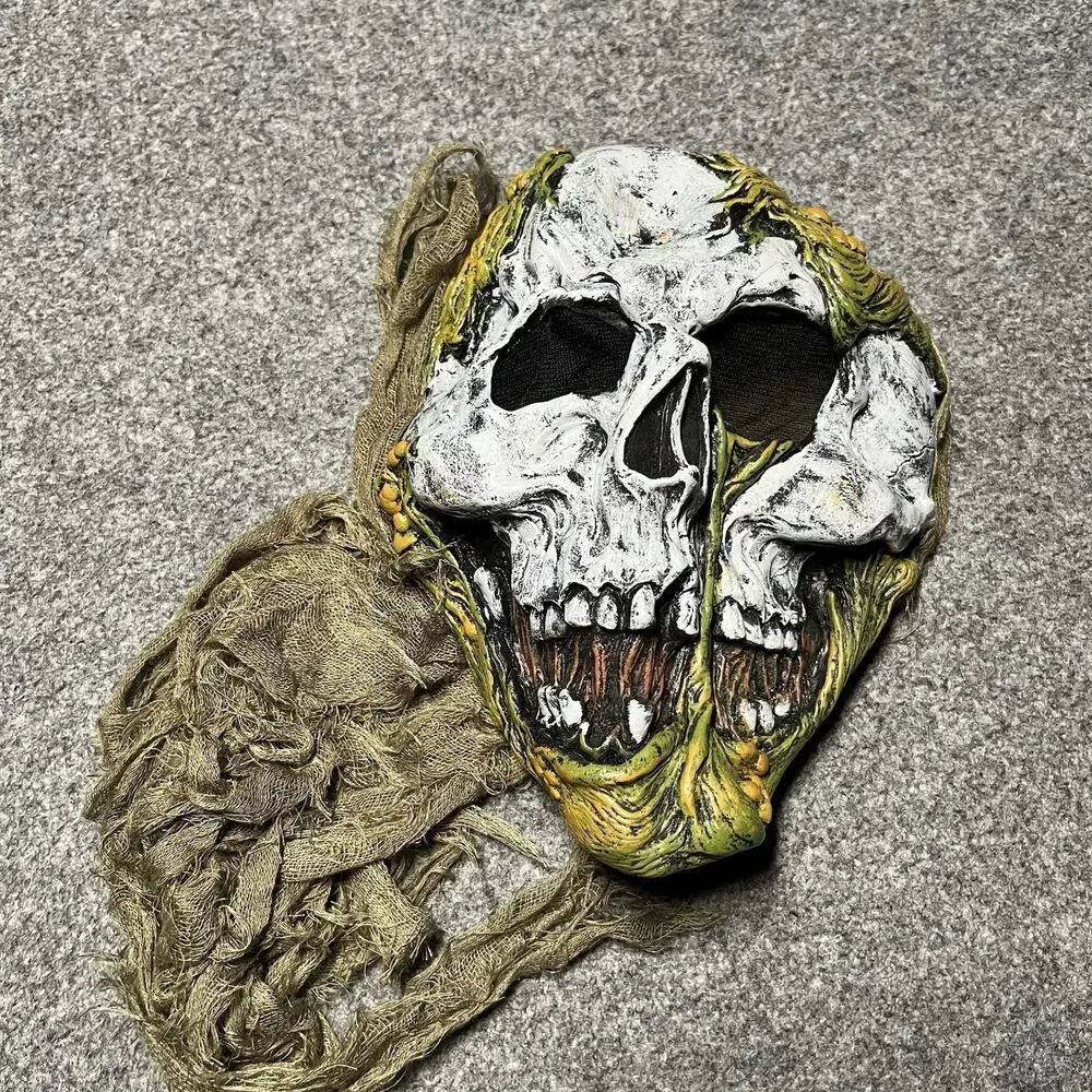 Vintage Easter Unlimited EU Mask Unisex OSFM Zombie Skull Halloween